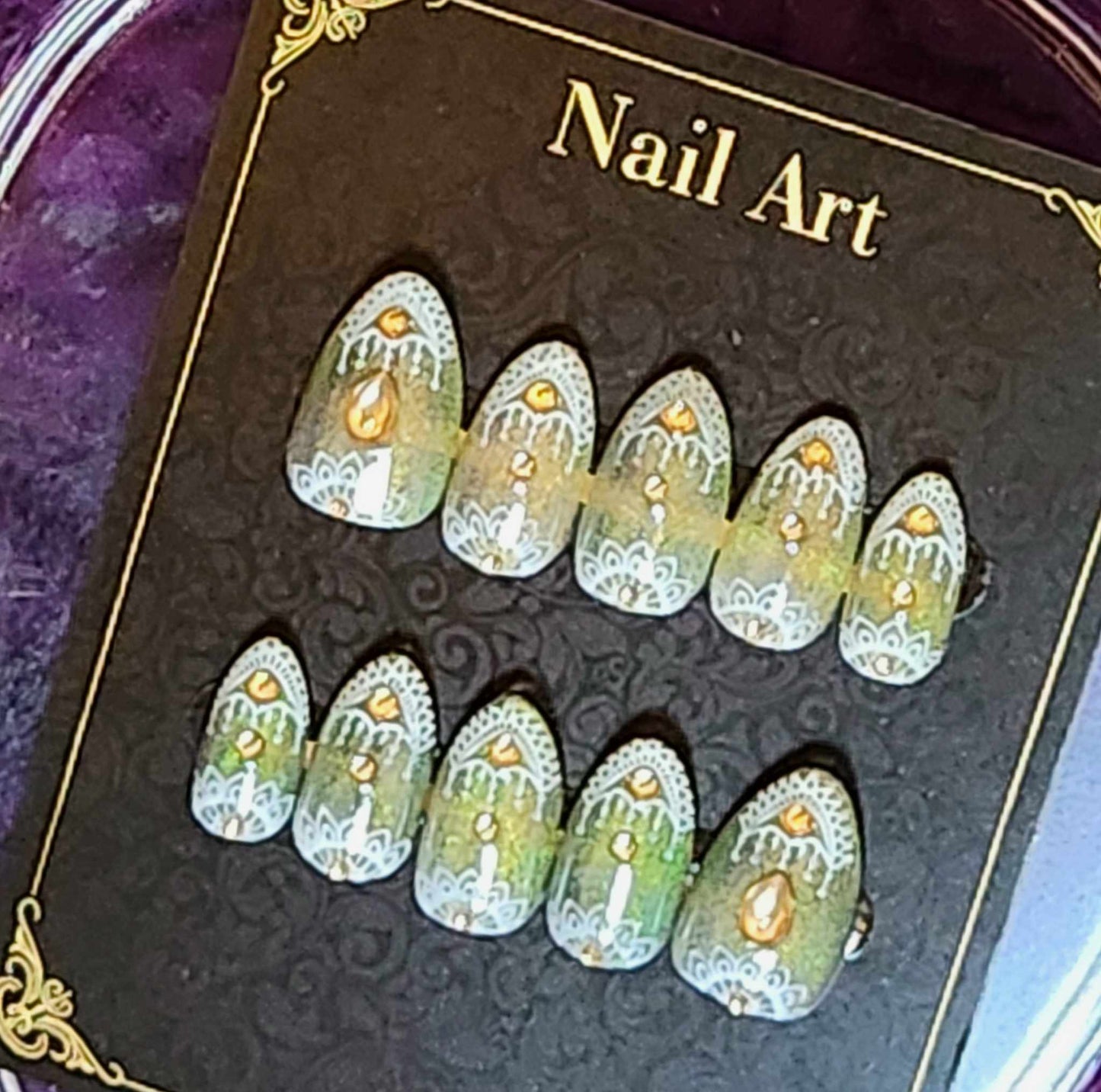 Green & Gold Bollywood Inspired - Ready Made