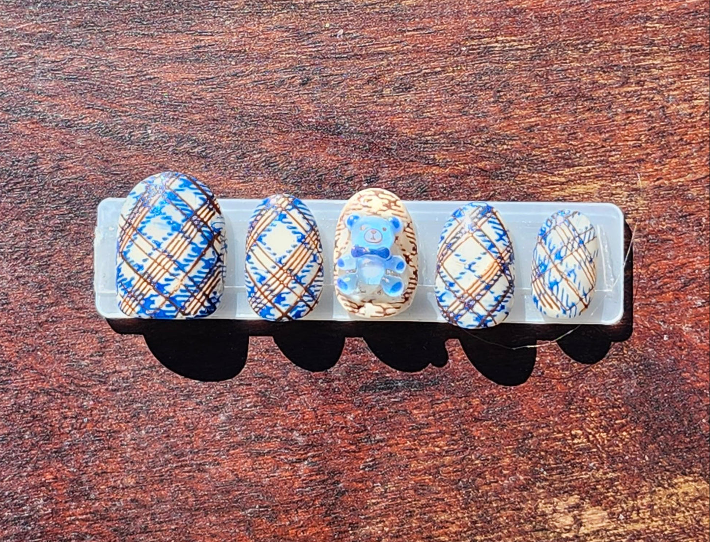Plaid & Teddy Bear