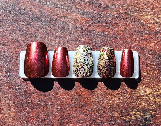 Red Chrome & Lace